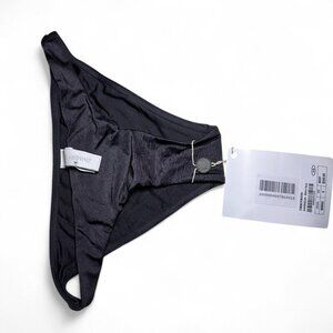 Zimmermann Women's Shimmery Dark Grey Bikini Swim Bottoms US 2 - 4 NWOT